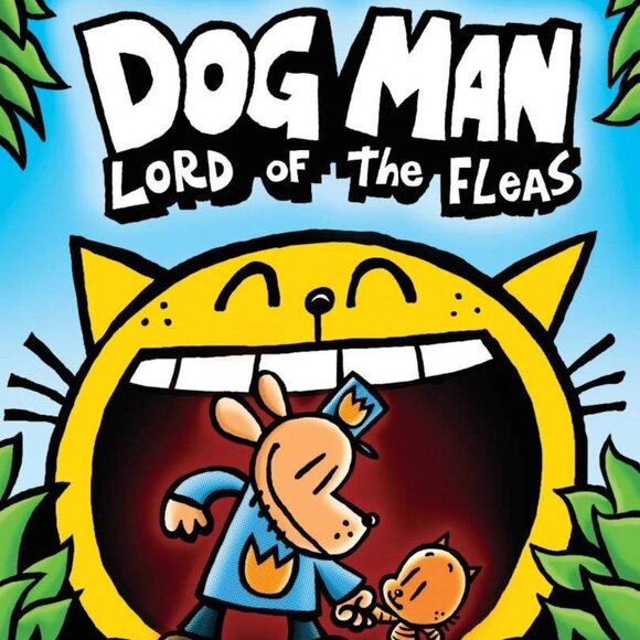 Lot of 2 Graphic Novel Comic Books : Dog Man, Lord of the Fleas by Dav Pilkey - Picture 2 of 5